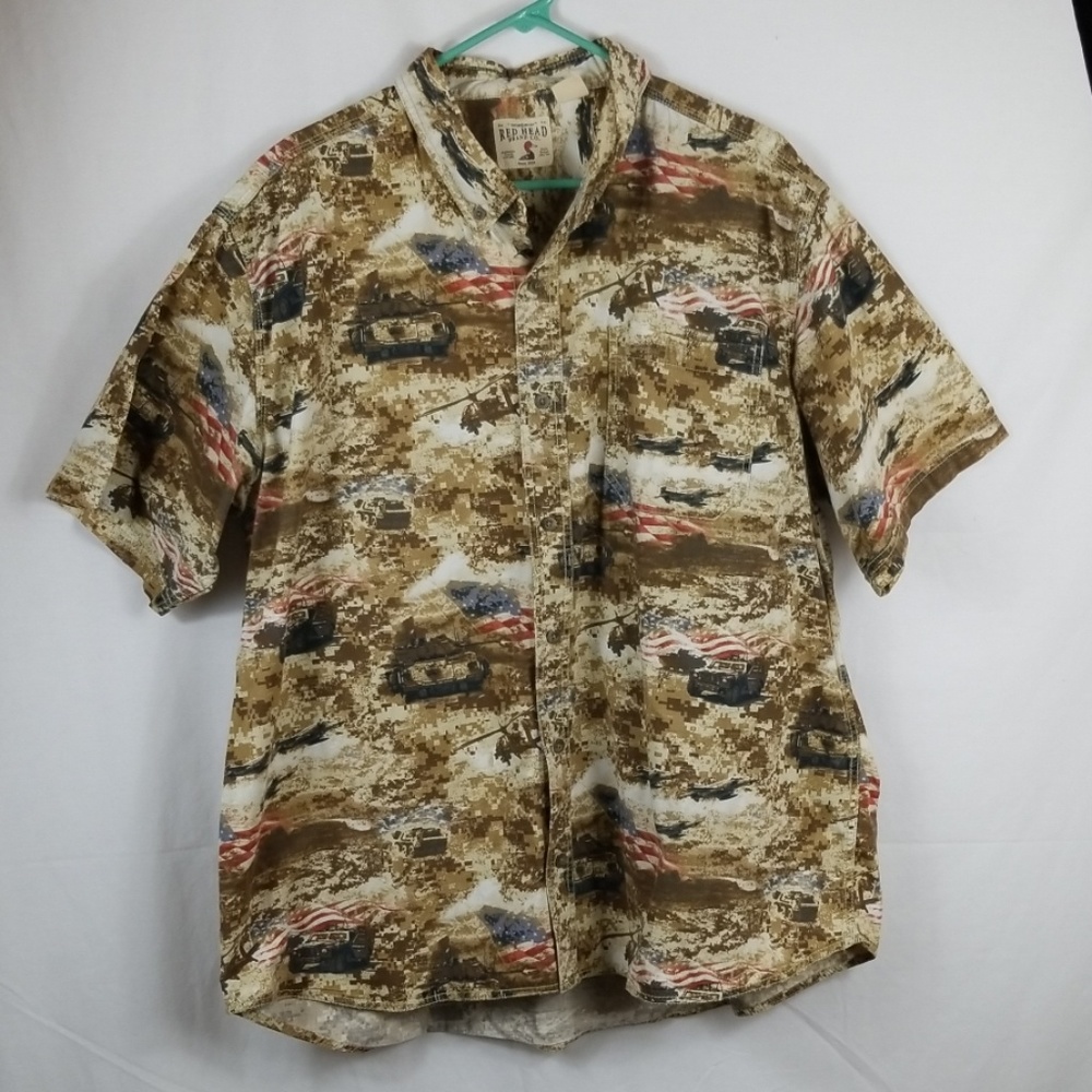 4/$25 Red Head Brand Patriotic Men's Sz 2X